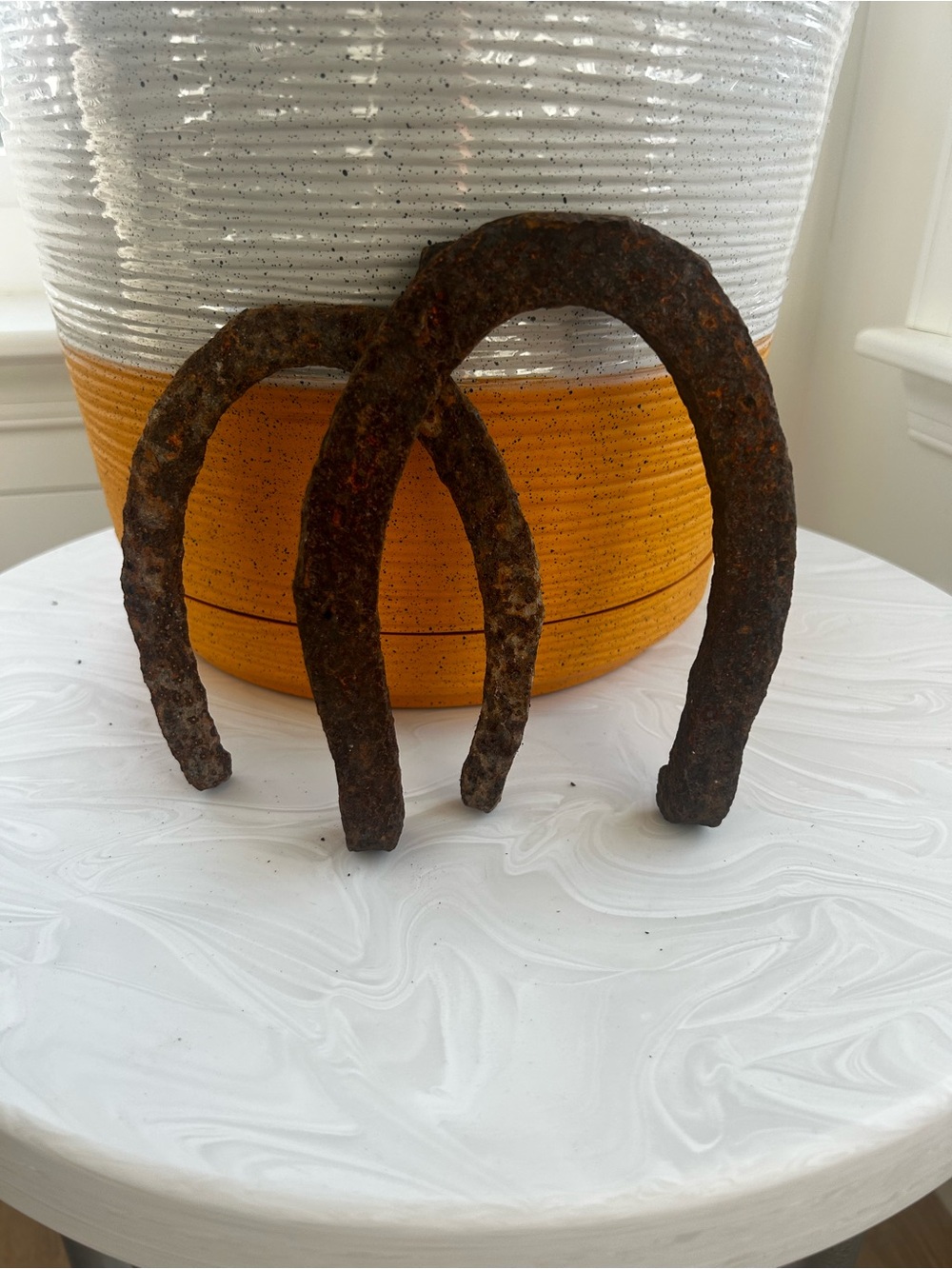 Authentic Antique Rustic Pair of Horseshoes country music